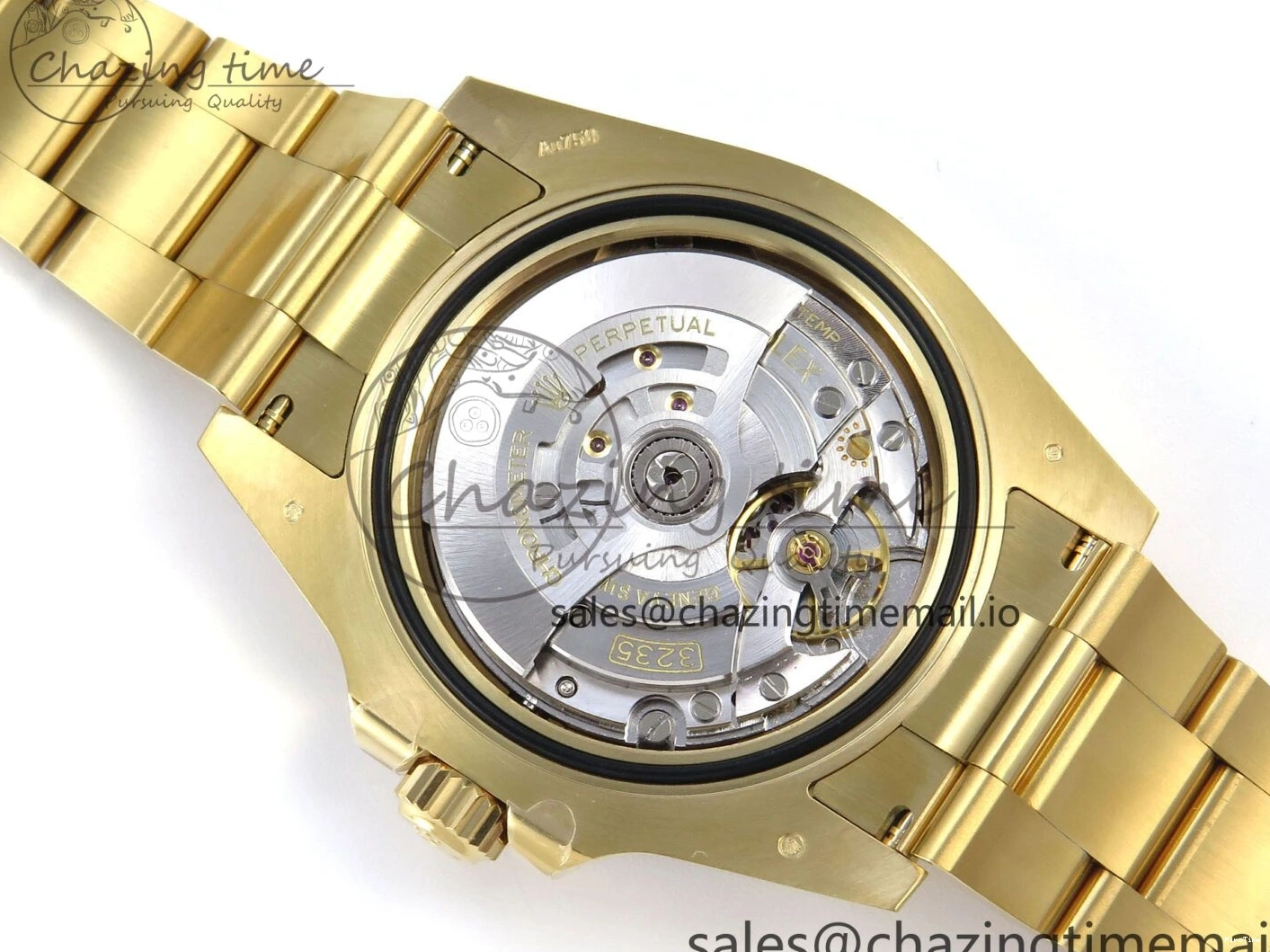 MiroTime 0317 Submariner 41mm 126618 LN THBF 904L Black Ceramic 1:1 Best Edition on YG Bracelet SH UrbanChic 334